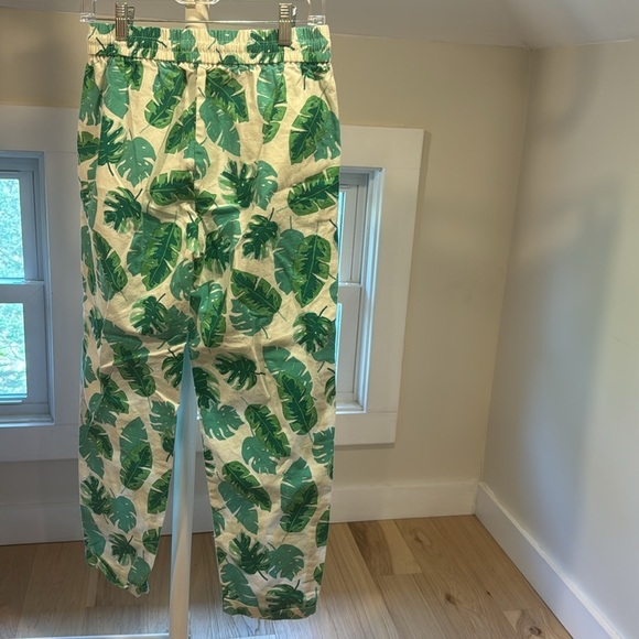 Jcrew tropical palm linen casual pant, size 2 - Picture 5 of 5